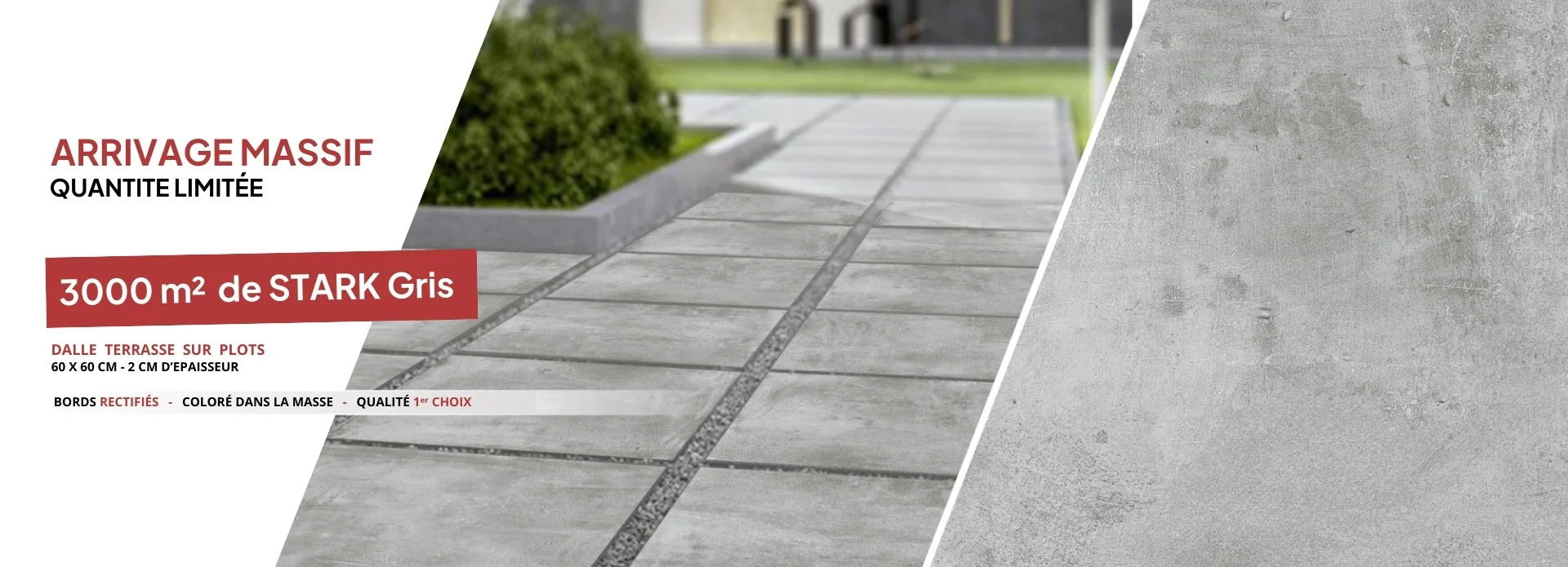 Dalle terrasse sur plot